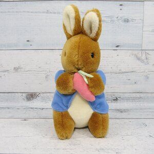Peter Rabbit Eden Fredrick Warne 7.5" Plush Stuffed Animal Bunny Carrot